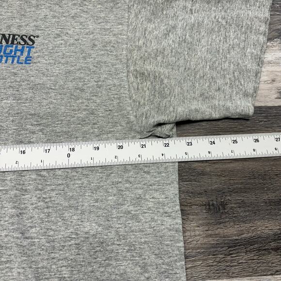 Vintage 90s Guinness Draught In A Bottle Gray Beer Alcohol Promo Mens XL T-Shirt - Picture 5 of 7